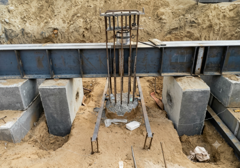Pull-Out Uplift Pile Load Test